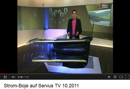 Stream buoy in a TV broadcast of
                                Austrian TV station "Servus
                                TV" from 2011