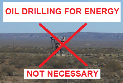 Oil drilling is not necessary for the
                              generation of energy - here oil dwells in
                              Argentina between Neuqun and Zapala