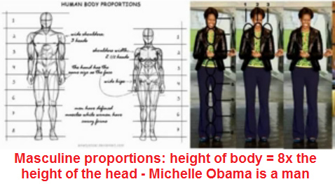 Ladyboy Michelle Obama: 8x den Kopf gross Ladyboy Michelle Obama: 8x den Kopf gross