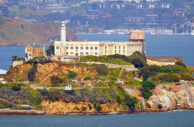 Gefängnisinsel Alcatraz vor San Francisco Gefängnisinsel Alcatraz vor San Francisco