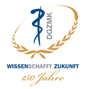 Deutsche Gesellschaft f�r
                            Zahn-, Mund- und Kieferheilkunde, Logo einer
                            Giftgesellschaft aus D�sseldorf, die Amalgam
                            bis heute nicht verbietet (2009)