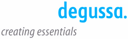 Degussa, Logo einer Giftfirma,
                            die fr die "medizinische
                            Forschung" die Menschen mit Amalgam
                            krankmacht, ganz legal...