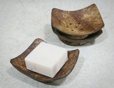 Seifenschale aus Kokosschale