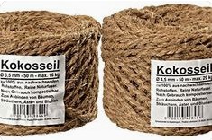 Cuerdas hechas de fibra de coco
