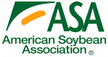 Logotipo de la Asociacin de Soja ASA de los "EUA" criminales