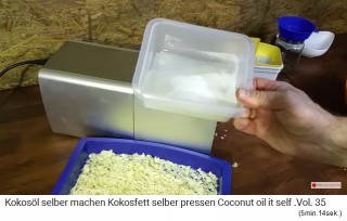 Das Kokos�l
                    in der �lschale
