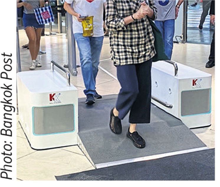 Thailand gegen Corona19:
Desinfektionsmaschinen für Schuhe Thailand gegen Corona19:
Desinfektionsmaschinen für Schuhe