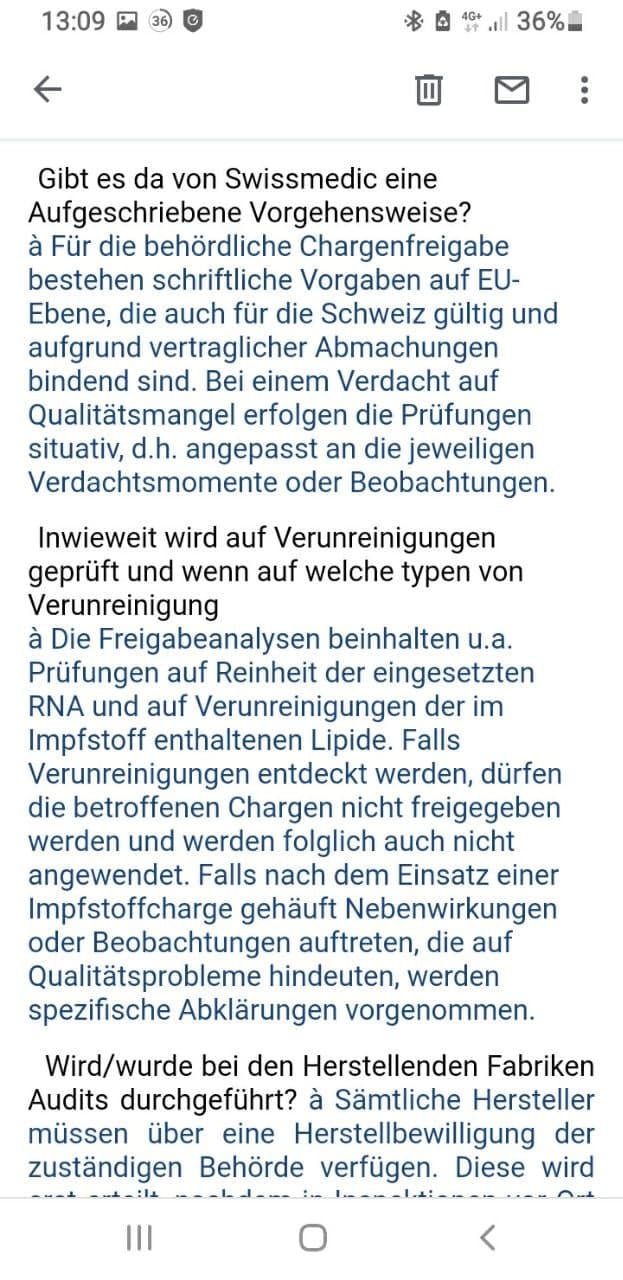 21.6.2021: Frage: Swissmedic muss
Bewilligungsverfahren einhalten 21.6.2021:
Frage: Swissmedic muss Bewilligungsverfahren
einhalten