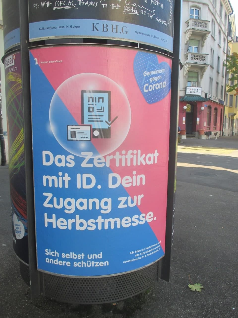 Basel (3G-Fascho-Schweiz) 16.10.2021:
Basler Herbstmesse soll mit 3G-Apartheid
stattfinden! Basel (3G-Fascho-Schweiz)
16.10.2021: Basler Herbstmesse soll mit
3G-Apartheid stattfinden!