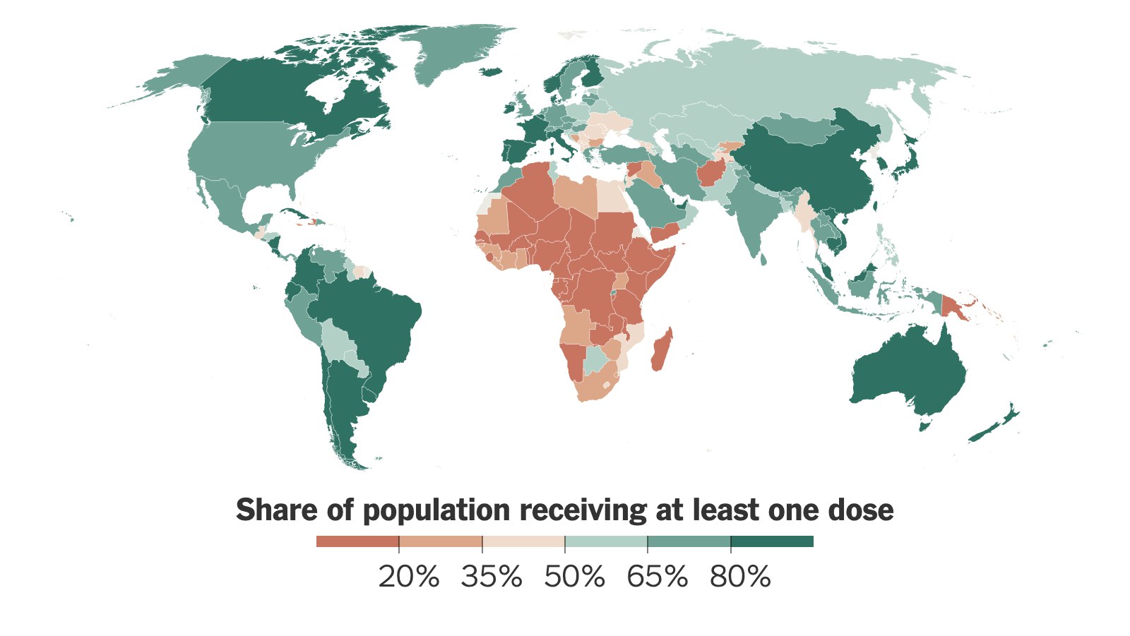 Zahlen mit Weltkarte 26.3.2022:
                  1x die tödliche GENimpfung erhalten: Tracking
                  Coronavirus Vaccinations Around the World