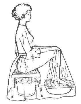 Ein Dampfbad hat viele gute
                                    Wirkungen