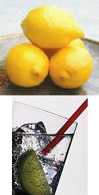 Lemon water is eliminating mucosa in
                    the body of type A