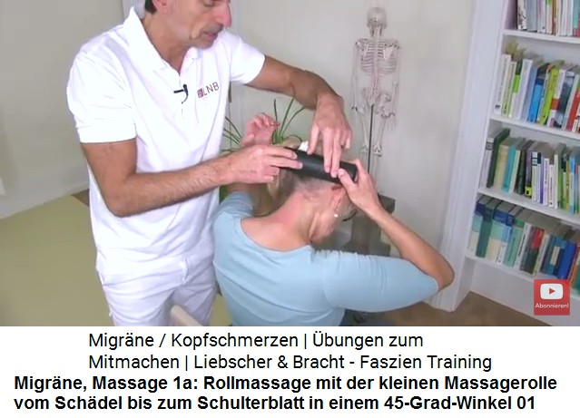 Migrne Massage 1 vom
                    Schdel bis zum Schulterblatt im 45-Grad-Winkel 01
