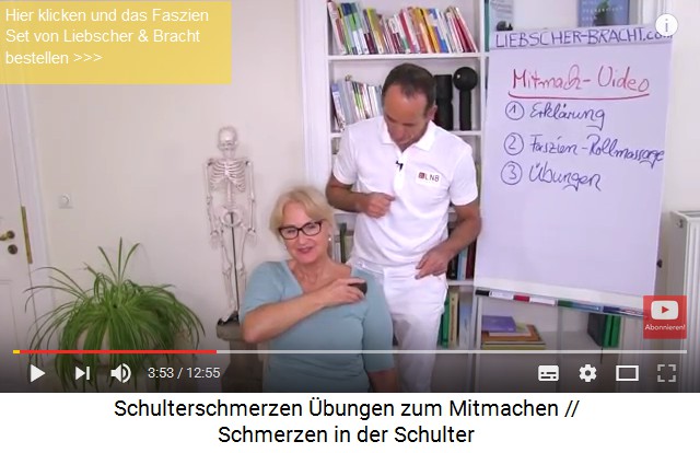 Massage gegen Schulterschmerzen mit einer
                    kleinen Kugel unter dem Schl�sselbein hindurch bis
                    an den Aussenpunkt