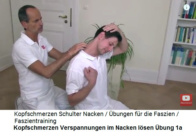 Kopfschmerzen Video 1
                        �bung 1a: Verspannungen am Nacken l�sen 01
