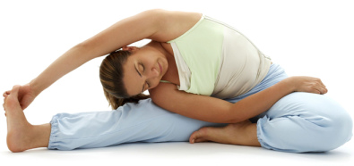 Joga: 1 Bein beugen
                          und die Oberseite dehnen - 1 Bein strecken und
                          den Fuss anziehen und so die Bein-R�ckseite
                          dehnen [11]