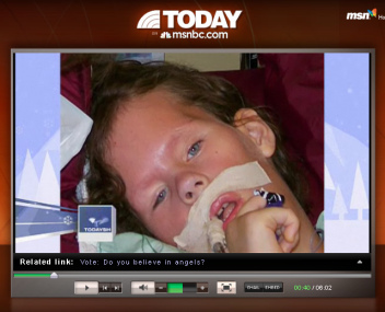 Bericht von Today 23.12.2008: Chelsea
                            im Spital am Schlauch, Portrait. Dann werden
                            die Apparaturen abgeschaltet und alle
                            erwarten, dass Chelsea sterben w�rde.