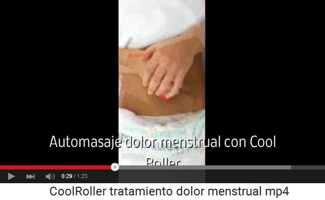 Masaje contra dolor menstrual estimulando y
                    relajando la matriz y los �rganos vecinos con un
                    roller de manera vertical 02 a 2 manos