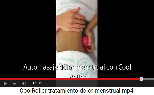 Masaje contra dolor menstrual estimulando y
                    relajando la matriz y los �rganos vecinos con un
                    roller en el sacro 03