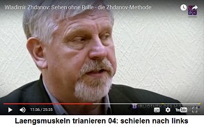 L�ngsmuskeln trainieren 04: schielen
                              nach links