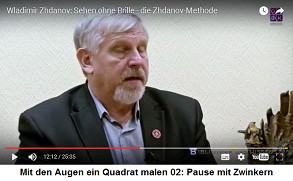 Augentraining: Mit den Augen ein
                              Quadrat malen 02 - Pause mit Zwinkern