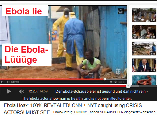 The payed Ebola actor is watched by
the doctors and is not allowed to enter,
and now he is sitting upright The payed Ebola actor is watched
by the doctors and is not allowed to
enter, and now he is sitting upright