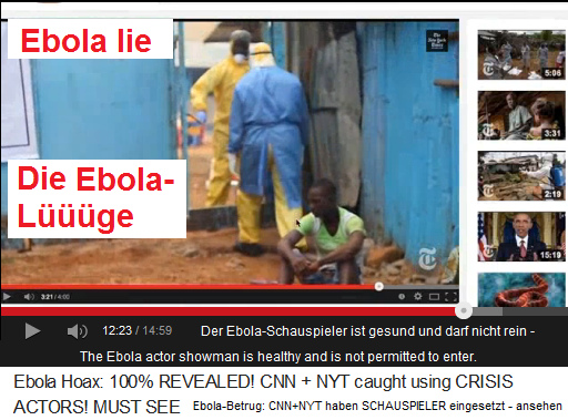 Der bezahlte Ebola-Schauspieler
                              wird von rzten begutachten und darf nicht
                              rein, nun sitzte er aufrecht da