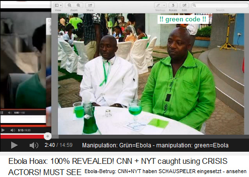Manipulation:
                            Green is Ebola