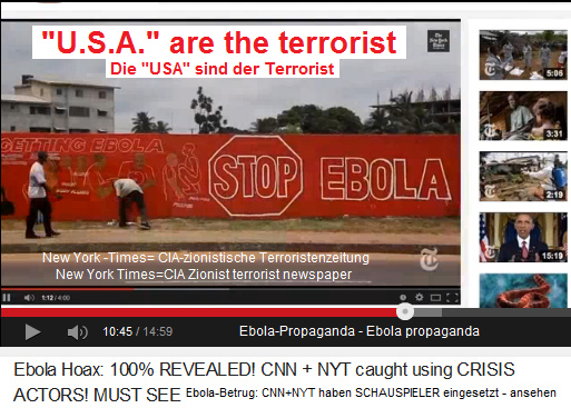 CIA New York Times Ebola hoax video
                            showing Ebola propaganda in Monrovia