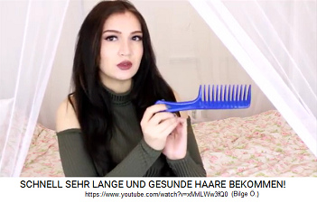 Ein leichter Kamm mit weiten
                                  Spitzen schont die Haare