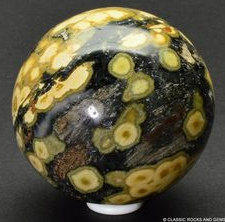 Ozean-Jaspis wie eine Erdkugel Ozean-Jaspis wie eine Erdkugel