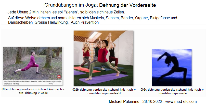 Sammelfoto Joga: Vorderseite dehnen Sammelfoto Joga: Vorderseite dehnen