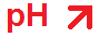 Symbol: pH-value is rising