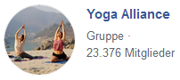 Yoga-Vereinigungen auf
                                  FB, Beispiele