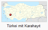 Karte der Türkei
mit Karahayit Karte der Türkei
mit Karahayit