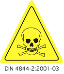 Totenkopf nach DIN-Norm