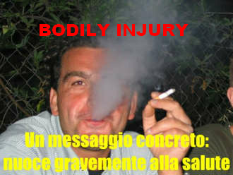 An arrogant smoker is blowing out,
and the bodily injury he is committing on
himself and on non-smoking persons is not
important for him... An arrogant smoker is
blowing out, and the bodily injury he is
committing on himself and on non-smoking
persons is not important for him...