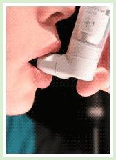Asthma inhalator,
eventually for life, also because of passive
smoking... Asthma inhalator,
eventually for life, also because of passive
smoking...