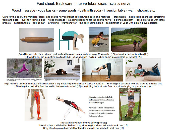 The combination: the daily minimum for your back