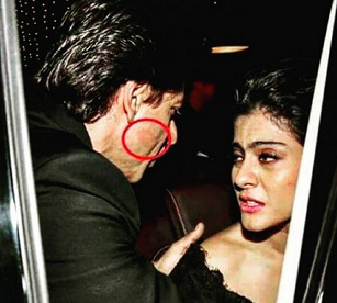 Pintalabios en mejilla Pintalabios en mejilla