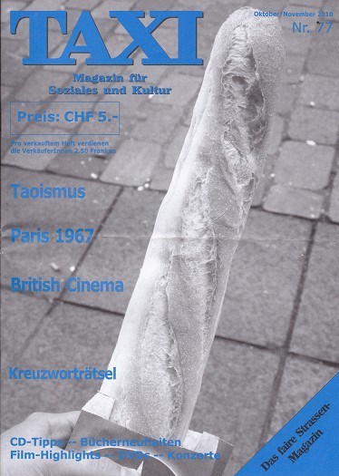 Titelblatt
                der Zeitschrift "Taxi" vom Oktober 2010 mit
                einem Artikel �ber taoistische Liebespraktiken