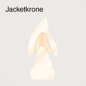 Coronas: corona de chaqueta para dientes
                        incisivos (esquema) [27]