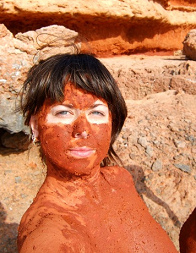 ba�o de arcilla roja