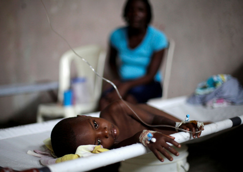 Cholera-Opfer in Nigeria, Afrika Cholera-Opfer in Nigeria, Afrika