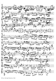 Bach: concert for violin a minor,
                              first part, violin tutti part (heavy
                              version, page 2)