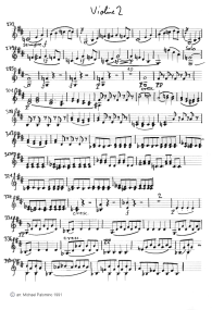 Beethoven: concert for violin, first
                              part, violin tutti part (page 3)