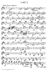 Briot: ballet scenes (Scnes de
                              ballet) for violin and piano, violin tutti
                              part (page 6)
