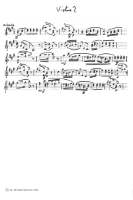 Schubert: sonatina for violin and
                              piano No.1, second part (Andante), violin
                              tutti part (page 4)
