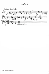 Küchler:
Concertino for violin and piano op. 15, second
part (Siciliano: Larghetto), violin tutti part
(page 3) Küchler: Concertino for violin and piano
op. 15, second part (Siciliano: Larghetto),
violin tutti part (page 3)