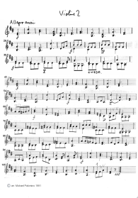 Kchler: Concertino fr Geige und Klavier
                          op.15, dritter Satz (Allegro assai),
                          Geigenbegleitung (Seite 4)